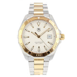 Buy Shop Tag Heuer Aquaracer White Dial Watch for Men - WAY1120.BB0930 USA Online