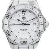 Buy Shop Tag Heuer Aquaracer White Dial Watch for Women - WAY131B.BA0914 USA Online