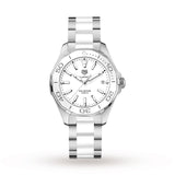 Buy Shop Tag Heuer Aquaracer White Dial Watch for Women - WAY131B.BA0914 USA Online