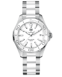 Buy Shop Tag Heuer Aquaracer White Dial Watch for Women - WAY131B.BA0914 USA Online