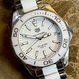 Tag Heuer Aquaracer White Dial Watch for Women - WAY131B.BA0914