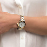 Buy Shop Tag Heuer Aquaracer White Mother of Pearl Dial Two Tone Steel Strap Watch for Women - WBD1322.BB0320 USA Online