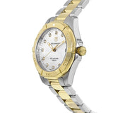 Buy Shop Tag Heuer Aquaracer White Mother of Pearl Dial Two Tone Steel Strap Watch for Women - WBD1322.BB0320 USA Online