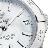 Buy Shop Tag Heuer Aquaracer White Mother of Pearl Dial Watch for Women - WBD1311.BA0740 USA Online