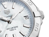 Buy Shop Tag Heuer Aquaracer White Mother of Pearl Dial Watch for Women - WBD1311.BA0740 USA Online