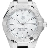 Buy Shop Tag Heuer Aquaracer White Mother of Pearl Dial Watch for Women - WBD1311.BA0740 USA Online