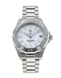 Buy Shop Tag Heuer Aquaracer White Mother of Pearl Dial Watch for Women - WBD1311.BA0740 USA Online