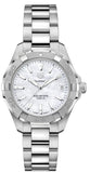 Buy Shop Tag Heuer Aquaracer White Mother of Pearl Dial Watch for Women - WBD1311.BA0740 USA Online