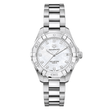 Buy Shop Tag Heuer Aquaracer White Mother of Pearl Dial Watch for Women - WBD1314.BA0740 USA Online