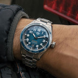 Buy Shop Tag Heuer Autavia Automatic Blue Dial Silver Steel Strap Watch for Men - WBE5116.EB0173 USA Online