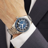 Buy Shop Tag Heuer Autavia Automatic Blue Dial Silver Steel Strap Watch for Men - WBE5116.EB0173 USA Online