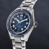 Buy Shop Tag Heuer Autavia Automatic Blue Dial Silver Steel Strap Watch for Men - WBE5116.EB0173 USA Online