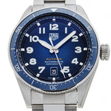 Buy Shop Tag Heuer Autavia Automatic Blue Dial Silver Steel Strap Watch for Men - WBE5116.EB0173 USA Online