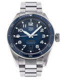 Buy Shop Tag Heuer Autavia Automatic Blue Dial Silver Steel Strap Watch for Men - WBE5116.EB0173 USA Online