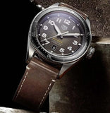 Buy Shop Tag Heuer Autavia Automatic Grey Dial Brown Leather Strap Watch for Men - WBE5114.FC8266 USA Online