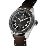 Buy Shop Tag Heuer Autavia Automatic Grey Dial Brown Leather Strap Watch for Men - WBE5114.FC8266 USA Online