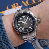 Buy Shop Tag Heuer Autavia Automatic Grey Dial Silver Steel Strap Watch for Men - WBE5114.EB0173 USA Online