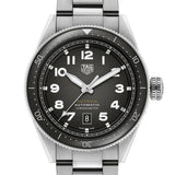 Buy Shop Tag Heuer Autavia Automatic Grey Dial Silver Steel Strap Watch for Men - WBE5114.EB0173 USA Online