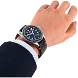 Buy Shop Tag Heuer Autavia Calibre 5 Automatic Blue Dial Brown Leather Strap Watch for Men - WBE5116.FC8266 USA Online