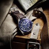 Buy Shop Tag Heuer Autavia Calibre 5 Automatic Blue Dial Brown Leather Strap Watch for Men - WBE5116.FC8266 USA Online