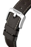 Buy Shop Tag Heuer Autavia Calibre 5 Automatic Blue Dial Brown Leather Strap Watch for Men - WBE5116.FC8266 USA Online