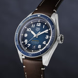 Buy Shop Tag Heuer Autavia Calibre 5 Automatic Blue Dial Brown Leather Strap Watch for Men - WBE5116.FC8266 USA Online