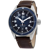 Buy Shop Tag Heuer Autavia Calibre 5 Automatic Blue Dial Brown Leather Strap Watch for Men - WBE5116.FC8266 USA Online