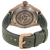 Buy Shop Tag Heuer Autavia Calibre 5 Automatic Olive Green Dial Green Leather Strap Watch for Men - WBE5190.FC8268 USA Online