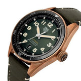 Buy Shop Tag Heuer Autavia Calibre 5 Automatic Olive Green Dial Green Leather Strap Watch for Men - WBE5190.FC8268 USA Online