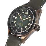 Buy Shop Tag Heuer Autavia Calibre 5 Automatic Olive Green Dial Green Leather Strap Watch for Men - WBE5190.FC8268 USA Online
