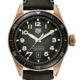 Buy Shop Tag Heuer Autavia Calibre 5 Automatic Olive Green Dial Green Leather Strap Watch for Men - WBE5190.FC8268 USA Online
