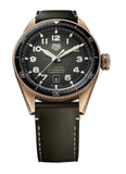 Buy Shop Tag Heuer Autavia Calibre 5 Automatic Olive Green Dial Green Leather Strap Watch for Men - WBE5190.FC8268 USA Online