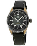 Buy Shop Tag Heuer Autavia Calibre 5 Automatic Olive Green Dial Green Leather Strap Watch for Men - WBE5190.FC8268 USA Online