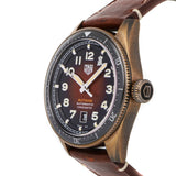 Buy Shop Tag Heuer Autavia Calibre 5 Chinese New Year Maroon Dial Maroon Leather Strap Watch for Men - WBE5193.FC8300 USA Online