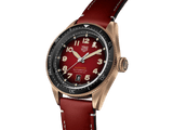 Buy Shop Tag Heuer Autavia Calibre 5 Chinese New Year Maroon Dial Maroon Leather Strap Watch for Men - WBE5193.FC8300 USA Online