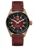 Buy Shop Tag Heuer Autavia Calibre 5 Chinese New Year Maroon Dial Maroon Leather Strap Watch for Men - WBE5193.FC8300 USA Online
