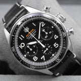 Buy Shop Tag Heuer Autavia Chronometer Flyback Automatic Chronograph Black Dial Black Leather Strap Watch for Men - CBE511A.FC8279 USA Online