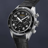 Buy Shop Tag Heuer Autavia Chronometer Flyback Automatic Chronograph Black Dial Black Leather Strap Watch for Men - CBE511A.FC8279 USA Online