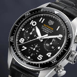 Buy Shop Tag Heuer Autavia Chronometer Flyback Automatic Chronograph Black Dial Black Leather Strap Watch for Men - CBE511A.FC8279 USA Online