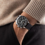 Buy Shop Tag Heuer Autavia Chronometer Flyback Automatic Chronograph Black Dial Black Leather Strap Watch for Men - CBE511A.FC8279 USA Online