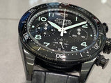 Buy Shop Tag Heuer Autavia Chronometer Flyback Chronograph Black Dial Black Leather Strap Watch for Men - CBE511C.FC8280 USA Online