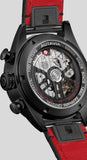 Buy Shop Tag Heuer Autavia Chronometer Flyback Chronograph Black Dial Black Leather Strap Watch for Men - CBE511C.FC8280 USA Online