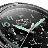 Buy Shop Tag Heuer Autavia Chronometer Flyback Chronograph Black Dial Black Leather Strap Watch for Men - CBE511C.FC8280 USA Online