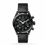 Buy Shop Tag Heuer Autavia Chronometer Flyback Chronograph Black Dial Black Leather Strap Watch for Men - CBE511C.FC8280 USA Online
