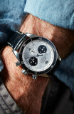 Buy Shop Tag Heuer Autavia Chronometer Flyback Chronograph Silver Dial Black Leather Strap Watch for Men - CBE511B.FC8279 USA Online