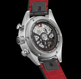Buy Shop Tag Heuer Autavia Chronometer Flyback Chronograph Silver Dial Black Leather Strap Watch for Men - CBE511B.FC8279 USA Online