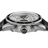 Buy Shop Tag Heuer Autavia Chronometer Flyback Chronograph Silver Dial Black Leather Strap Watch for Men - CBE511B.FC8279 USA Online