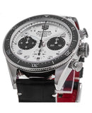 Buy Shop Tag Heuer Autavia Chronometer Flyback Chronograph Silver Dial Black Leather Strap Watch for Men - CBE511B.FC8279 USA Online