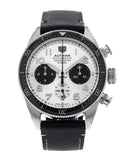 Buy Shop Tag Heuer Autavia Chronometer Flyback Chronograph Silver Dial Black Leather Strap Watch for Men - CBE511B.FC8279 USA Online