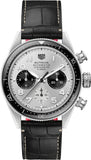 Buy Shop Tag Heuer Autavia Chronometer Flyback Chronograph Silver Dial Black Leather Strap Watch for Men - CBE511B.FC8279 USA Online